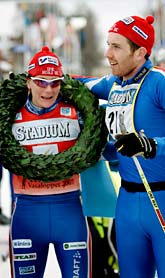 Elin Ek var snabbast av alla damer i Vasaloppet. Foto: Ulf Palm/Scanpix