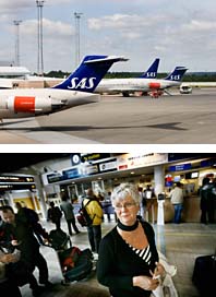 Det är strejk på flygbolaget SAS. Foto: Scanpix