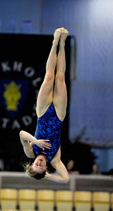 Elina Eggers vann guld i höga hopp i helgens EM för nationsmästare. Foto: Jonas Ekströmer/Scanpix