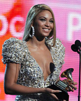 Beyoncé vann fem Grammys. Foto: Matt Sayles/Scanpix