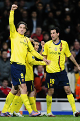 Zlatan gjorde två mål i matchen mot Arsenal. Foto: Manu Fernandez/Scanpix