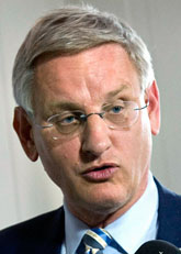 Carl Bildt var med i oljebolaget Lundin Petroliums styrelse innan han blev utrikesminister. Foto. Claudio Bresciani/Scanpix