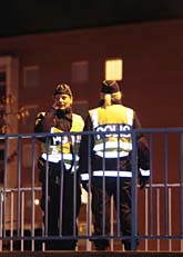Poliser på vakt i Malmö. Foto: Scanpix