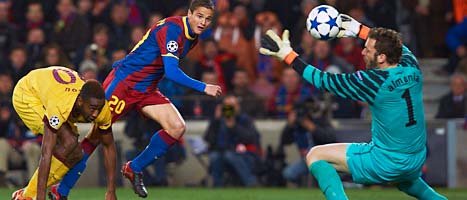 Barcelona gick vidare i Champions League i fotboll. Foto: Siu Wu/Scanpix