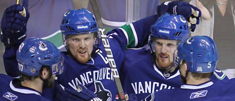 Bröderna Sedin kan få såela final i NHLslutspelet i ishockey.
Foto. Jonathan Hayward/Scanpix