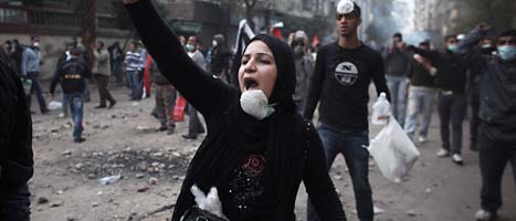 Det var våldsamt på Frihetstorget i Egypten. Foto: Tara Todras-Whitehill/Scanpix