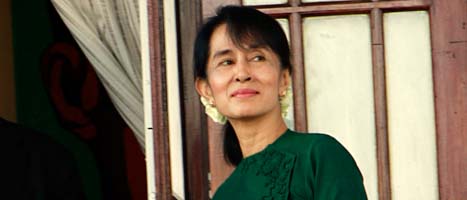 Aung San Suu Kyi. FOTO: Khin Maung Win/SCANPIX