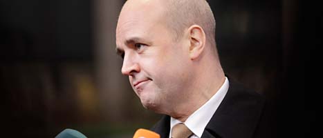 Statsminster Fredrik Reinfeldt. Foto: Frank Augstein/Scanpix