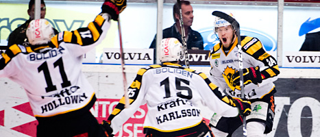 Skellefteå vann med 3-2 mot Brynäs.Foto. Jens Lestrade/Scanpix