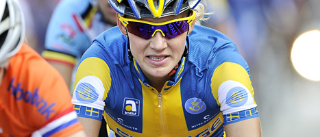 Cyklisten Emma Johansson blir ett av Sveriges stora hopp i OS i sommar.
Foto: Anders Wiklund/Scanpix
