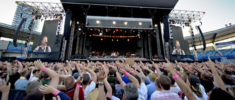 Hundratals människor blev utan biljetter till konserterna i Göteborg i helgen. FOTO: Adam Ihse/SCANPIX