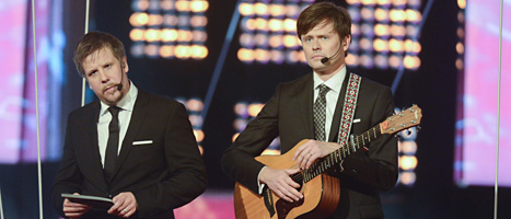 Filip och Fredrik på Kristallen-galan. Foto:Leif R Jansson/Scanpix