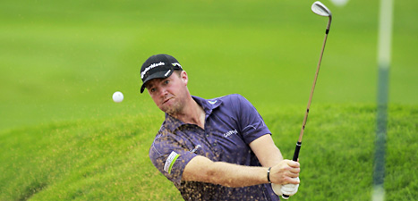 Petter Hansson slog världens bäste golfspelare i tävlingen i Shanghai. Foto: Eugene Hoshiko/Scanpix.