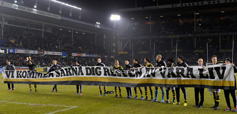 AIK förlorade mot Napoli från Italien. Foto: Janerik Henriksson/Scanpix.