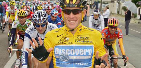 Cyklisten Lacne Armstrong erkänner att han fuskat för att vinna.
Foto: Peter Dejong/Scanpix.