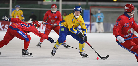 Sverige vann mot Ryssland. Foto: Anders Wiklund/Scanpix.