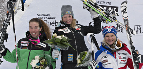 Magdalena Fjällström vann guld i slalom. Foto: Jacques Boissinot/Scanpix.