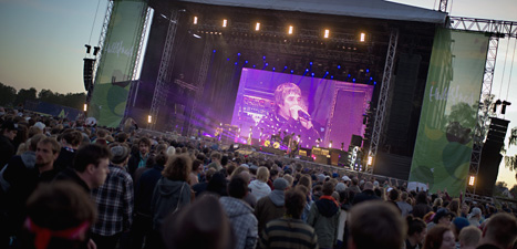 Stone Roses spelade på Hultfredsfestivalen 2012. Foto: Adam Ihse/Scanpix.