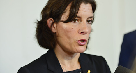 Sverige ska skicka soldater till landet Mali, säger Sveriges försvarsminister Karin Enström. Foto: Henrik Montgomery/Scanpix.