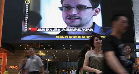 Edward Snowden avslöjade USAs övervakning av miljoner människor. Foto: Vincent Yu/Scanpix.