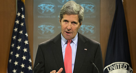 John Kerry är utrikesminister i USA. Foto: Evan Vucci/AP/Scanpix.