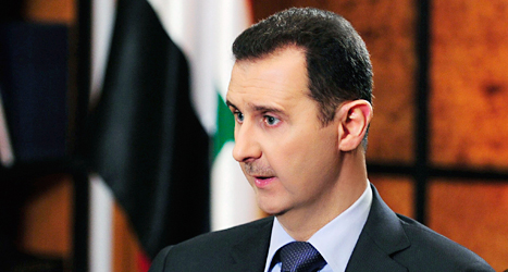 Syriens ledare Bashar al-Assad. Foto: Sana/Scanpix.