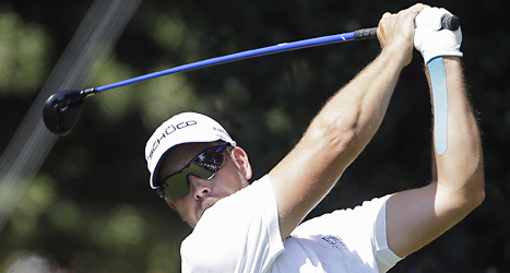 Henrik Stenson ligger bra till för att vinna slutspelet i PGA-touren i golf.
Foto: John Bazemore/Scanpix.