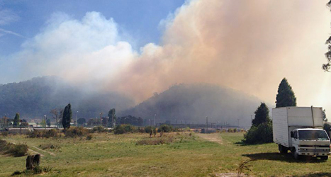 Det är många skogsbränder i Australien just nu. Foto: AP/TT