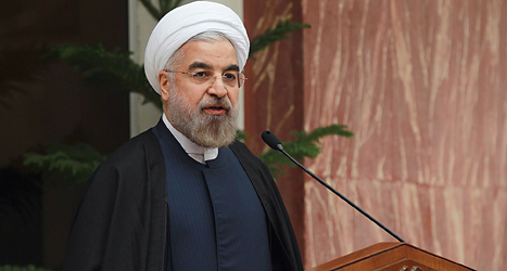 Irans president Hassan Rouhani. Foto: Muhammed Berno/TT.