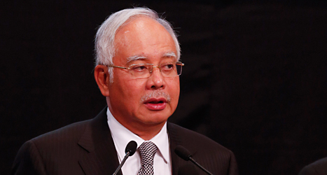 Malaysias premiärminister Najib Razak. Foto: Vincent Thian/AP/TT.