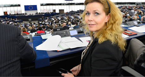 Cecilia Wikström jobbar i Europaparlamentet i Strasbourg, Frankrike. Foto: EU