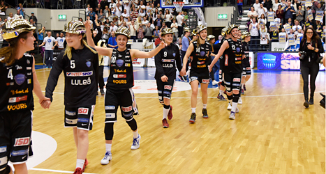 Northlands damer vann SM-guldet i basket. Foto: Bror Persson/ TT