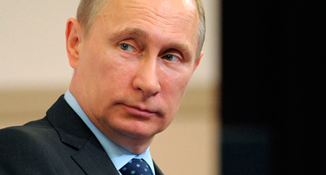 Rysslands president Vladimir Putin. Foto: Alexei Druzhinin/TT.