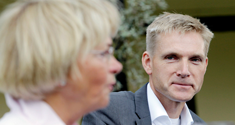 Många röstade på Pia Kjaersgaard och Kristian Thulesen Dahls parti Dansk folkeparti i EU-valet. Foto: AP/TT