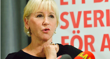 Socialdemokraten Margot Wallström. Foto: Henrik Montgomery/TT