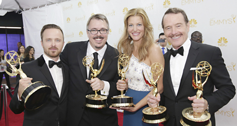 Breaking Bad fick flera fina priser vid Emmy-galan i USA.
Foto: Casey Curry/TT.