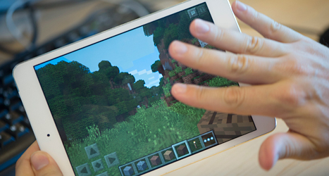 Dataspelet Minecraft är väldigt omtyckt. Foto: Fredrik Sandberg/TT.