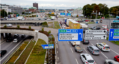 Folket i Göteborg röstade nej till en avgift för att köra bil in i staden. Foto: Adam Ihse /TT