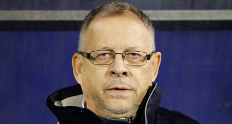 Lars Lagerbäck är tränare för Islands landslag i fotboll. Foto: Darko Bandic/TT.