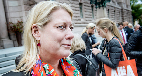 Catharina Elmsäter-Svärd vill inte bli partiledare. Foto: Tomas Oneborg/TT.