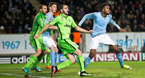 Malmö FF förlorade mot Juventus från Italien.