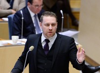 Sverigedemokraternas politiker Mattias Karlsson