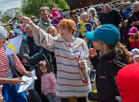 Fest på Skansen för Pippi Långstrump.