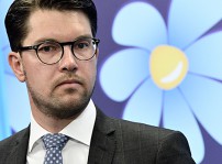 Bil på Jimmie Åkesson.