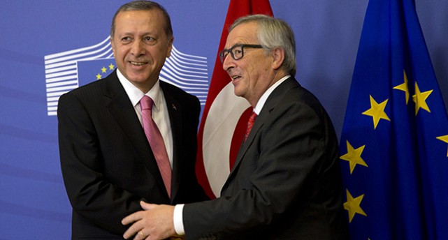 Recep Tayyip Erdogan, Jean-Claude Juncker.