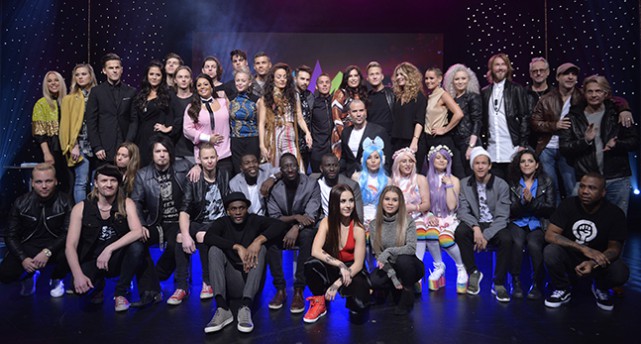 artisterna i Melodifestivalen 2016.