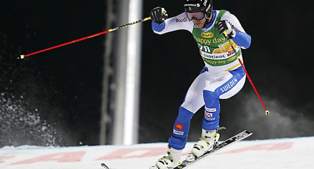André Myhrer i skidbacken.