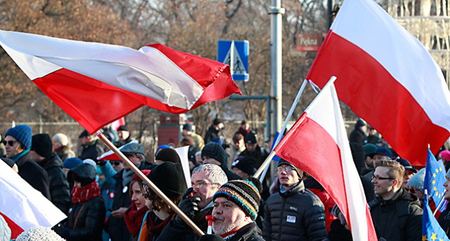 protester i Polen