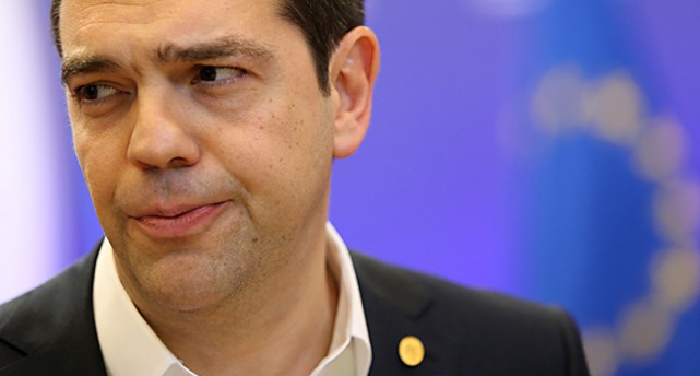 En bekymrad Alexis Tsipras