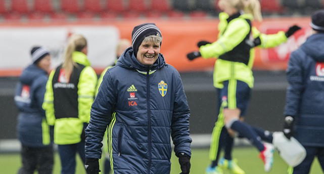 Sveriges lagledare Pia Sundhage